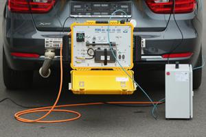Dispositivo de pruebas e inspección automotriz
