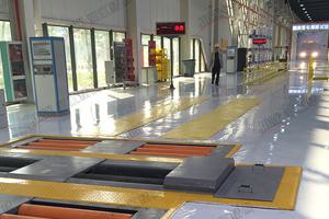 Línea de inspección y prueba de automóvil