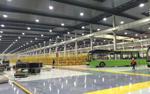 Línea de ensamblaje de autobús eléctrico